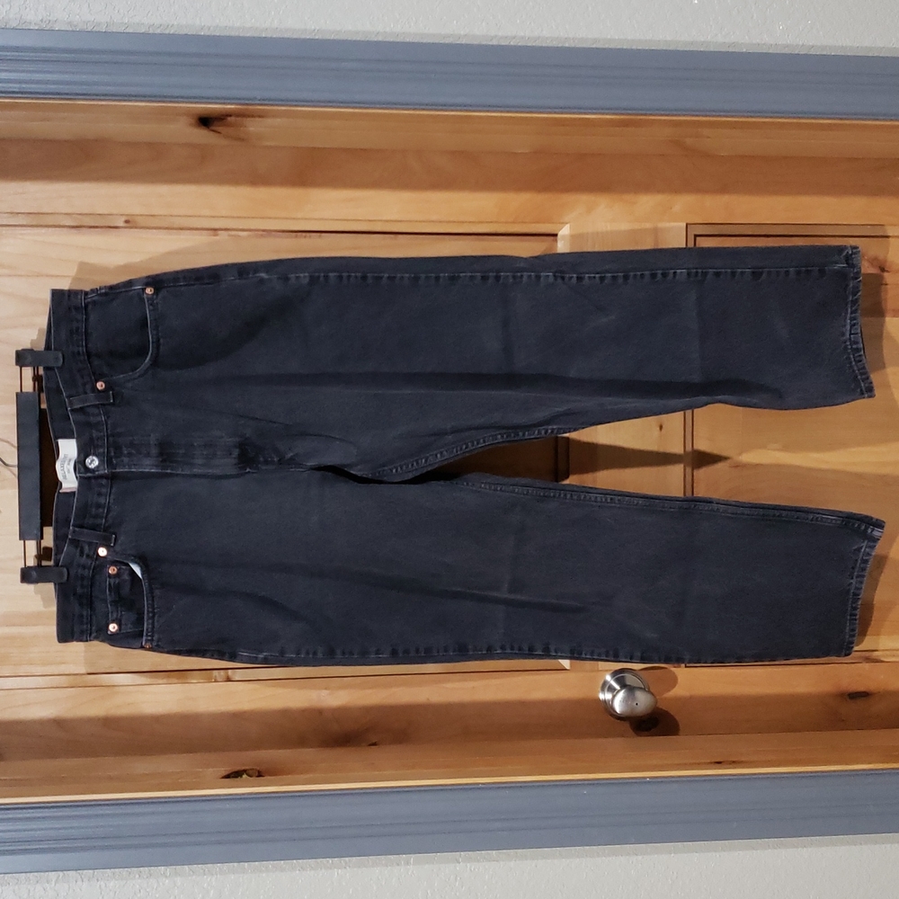 Levi's 550 relaxed fit black wash jeans